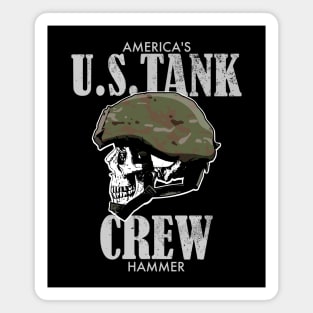 US Tank Crew (distressed) Magnet